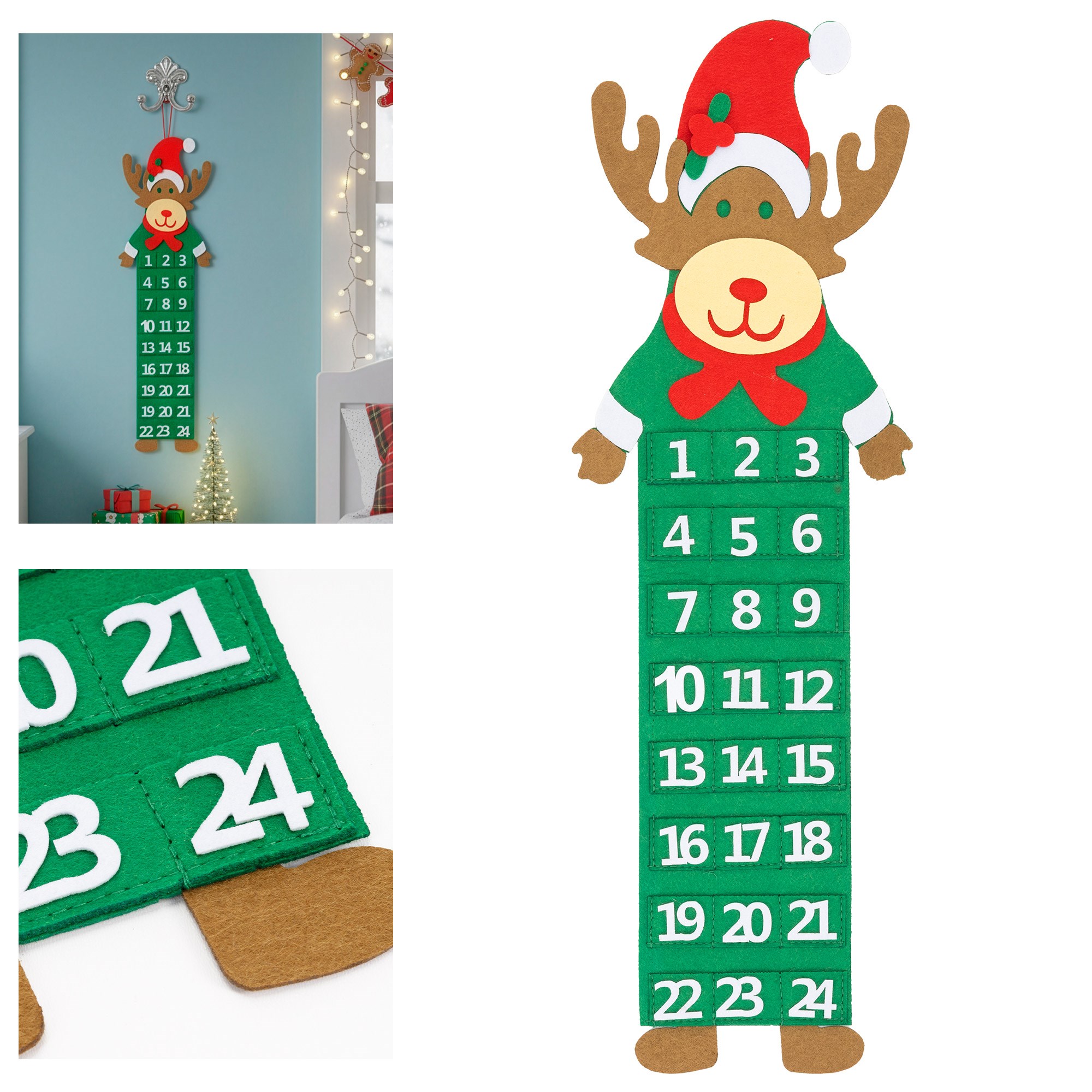 Springos ADVENTNÝ KALENDÁR CA1475 21 X 79 CM