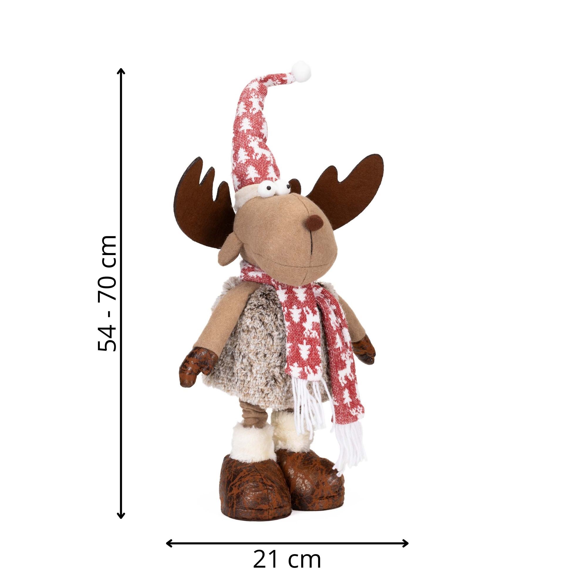 Vianočná ozdoba sob, 80 cm S-CA1483