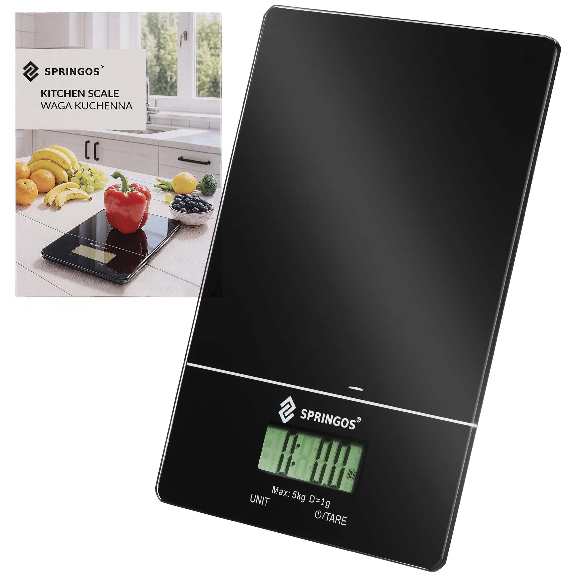 Digitálna kuchynská váha 5 kg S-HA7569