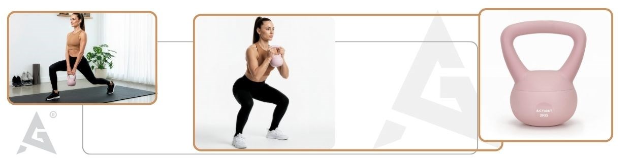 Mäkký kettlebell 2 kg S-ACT0062