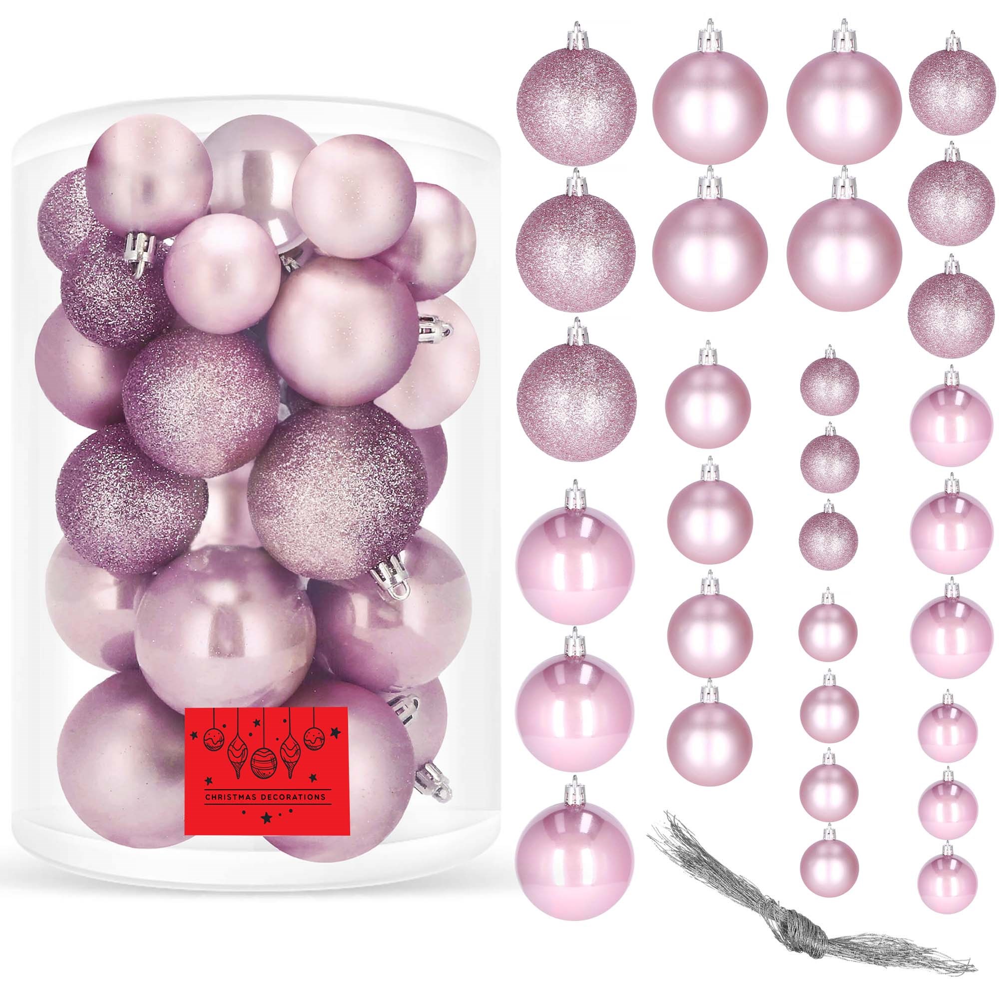 Springos Vianočné ozdoby CA1554 4/5/6 cm 30 ks.