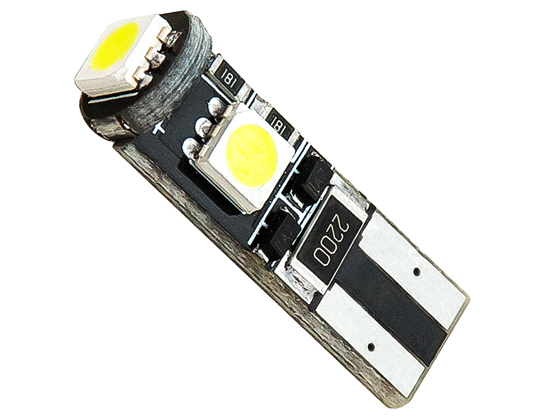 T10 W5W 3 LED žiarovka do auta 1,7 W