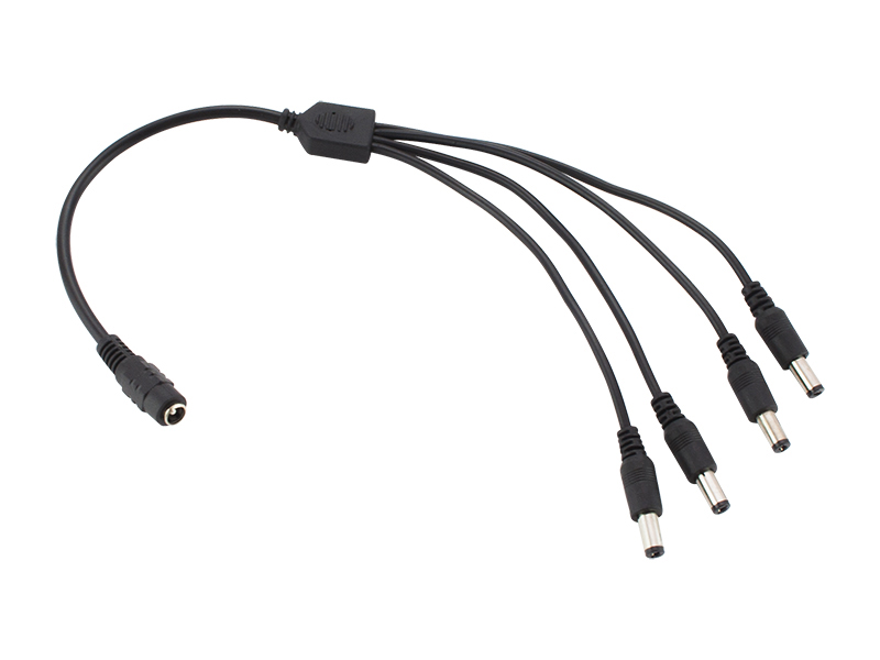 Konektor pre LED pásky DC svorky 2,1/5,5 -4Konektor