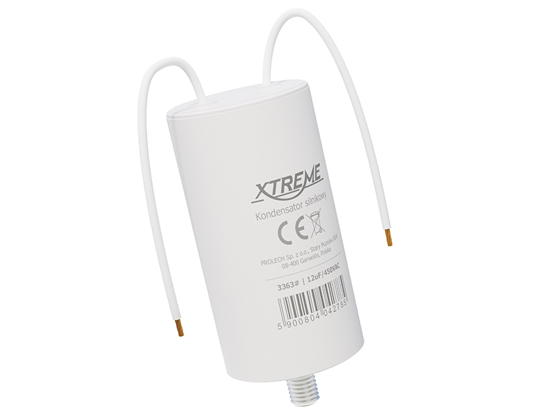 XTREME Rozbehový kondenzátor 12uF/450V s vodičmi