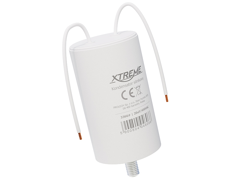 XTREME Rozbehový kondenzátor 20uF/450V s vodičmi