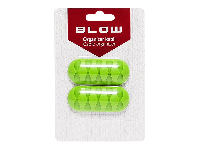 BLOW Držiak na káble - lepiaca podložka 5 klipov