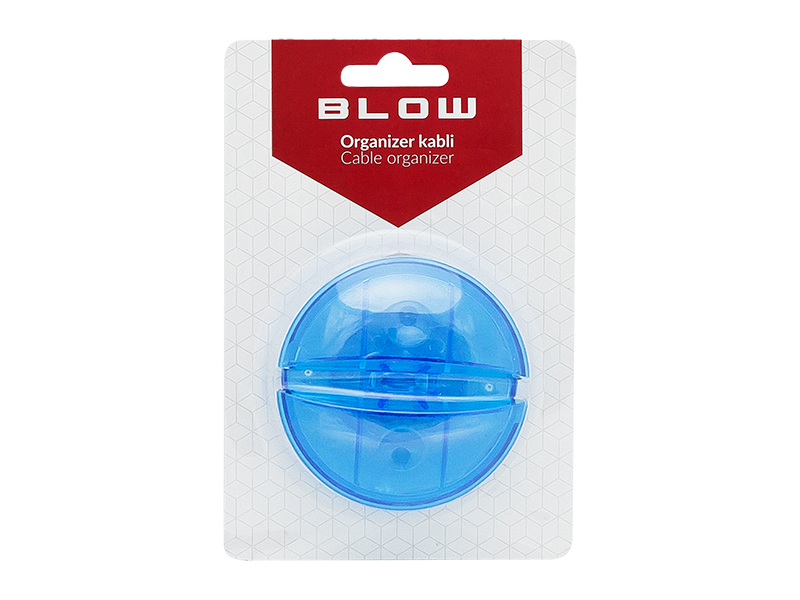 BLOW Držiak na káble modrý