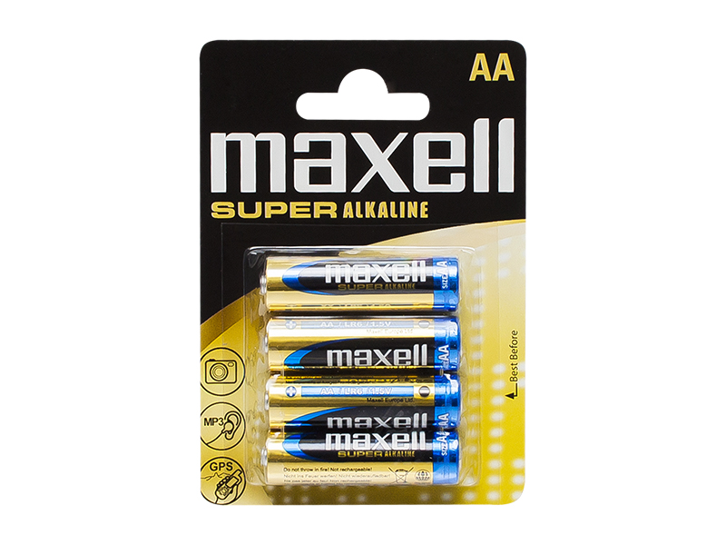Alkalické batérie AA 1,5 LR6 MAXELL SUPER