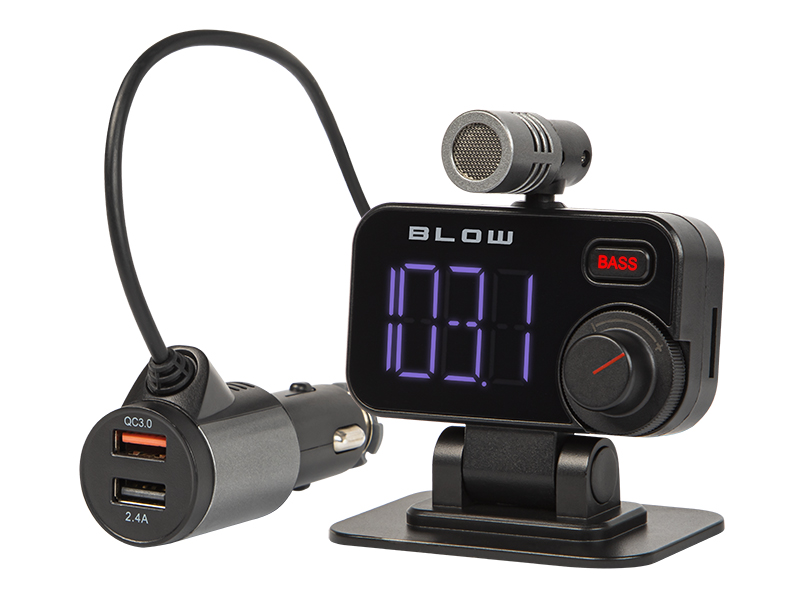 BLOW Bluetooth transmitter do auta s mikrofónom