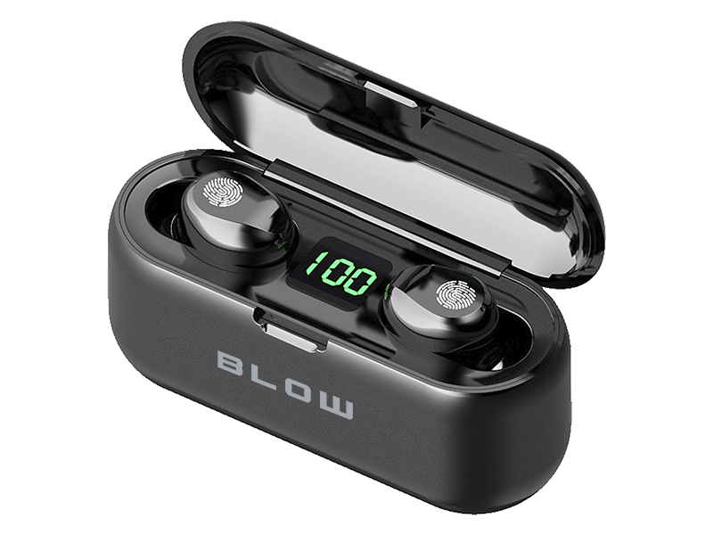 BLOW Bluetooth slúchadlá s mikrofónom BTE200 čierne