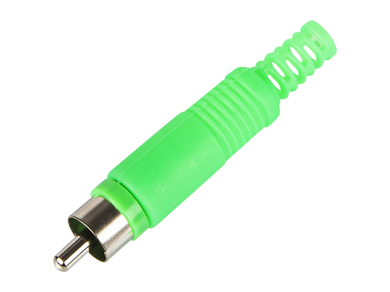 BLOW Konektor RCA chinch zelený HQ