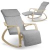 Hojdacie kreslo Suzi svetlo sivé