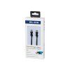Čierny pletený USB-C kábel 66-155-