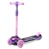 Detská kolobežka trojkolesová Piko - ružovo fialová