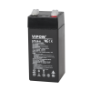 Gélová batéria Vipow 4 V 4,9 Ah L-BAT0271