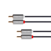 RCA kábel 2x RCA – 2x RCA 10 m Krüger&Matz Basic L-KM1210