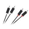 RCA kábel 2x RCA – 2x RCA 1,8 m Cabletech L-KPO3954-1