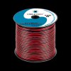 Kábel na reproduktory 2x1,5mm CCA čierno červený 100m