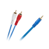 Audio kábel Jack 3,5 mm na 2 RCA, 5 m L-KPO2749-5