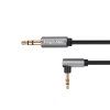 Audio predlžovací kábel jack 3,5 mm stereo s uhlovým konektorom 1,8 m Krüger&Matz Basic L-KM1233