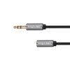 Predlžovací audio kábel jack 3,5 mm stereo 1 m samec–samica Krüger&Matz Basic L-KM1229