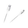 Micro USB kábel USB-A 0,5 m biely Rebel L-RB-6000-050-W