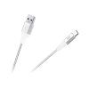 Kábel USB-A na USB-C 1 m biely L-RB-6001-100-W