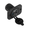 USB nabíjačka do auta, 3,1 A, 24 V L-PY-CHR0001