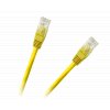 Internetový kábel 0,5 m CCA žltý