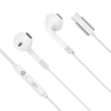 Slúchadlá do uší USB-C s mikrofónom Krüger&Matz C2 biele L-KMPC2-W