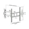 uchwyt do sciany 32 55 cali czarny lpa52 443 regulacja w pionie i w poziomie e59d916a72e245c59c5ab45f039416b7 fbf82513