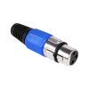 Modrý xlr konektor L-WTY0055C