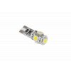 LED autožiarovka W5W T10 CANBUS biela L301W