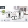Sada nerezových hrncov 6 dielov Teesa Cook Expert Master L-TSA0141