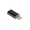 Redukcia Micro USB - Lightning M-Life čierny