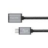OTG kábel micro USB na USB samicu 20 cm L-KM0333