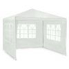 Záhradný pavilón 3 steny 3 x 3m biely Plonos