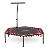 Fitness trampolína s držadlom 127 cm Neo-Sport - šesťhranná červená