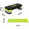Aerobic step 3 stupňový NS-400 zelený