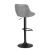 Barová stolička Nerra šedá - 2 ks
