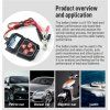 Tester autobatérie 12 V Konnwei KW208