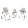 Detská jedálenská stolička Belo šedá 700503