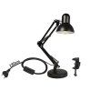 Čierna stolná lampa 44-149-