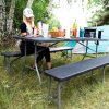 Záhradný stôl skladací 180cm grafitový GF0056