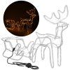 Svietiaci sob so saňami 264 LED S-CL1224