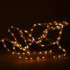 Svietiaci sob so saňami 264 LED S-CL1224