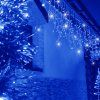 Vianočné LED cencúle 300 LED, modrá + studená biela, 12 m, IP44 S-CL0318