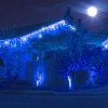 Vianočné LED cencúle 300 LED, modrá + studená biela, 12 m, IP44 S-CL0318