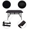 Záhradný stôl 150cm GF1038 čierny