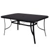 Záhradný stôl 150cm GF1038 čierny